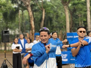 Cerita Sandiaga Uno Jadi Coach Menkes yang Bakal Ikut Maraton di Berlin