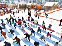 Trans Snow World Makassar Hadirkan Poundfit Pertama di Atas Salju