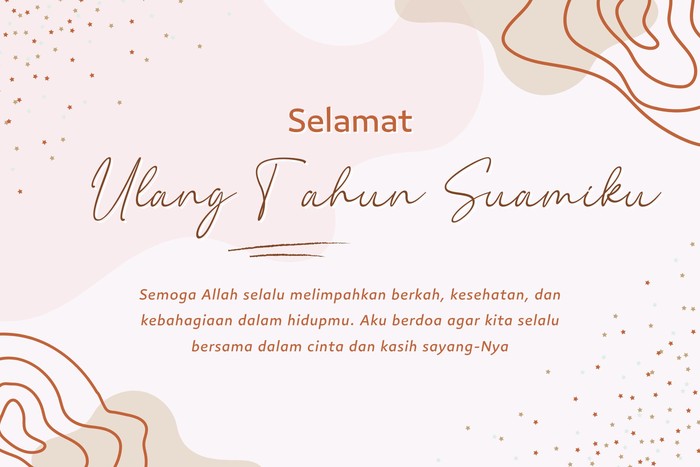 Ucapan Selamat Ulang Tahun untuk Suami