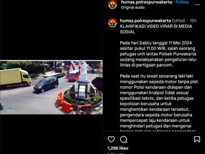 Penjelasan Polisi dan Kronologi Pemotor Jatuh Disebut karena Kaget Ditilang