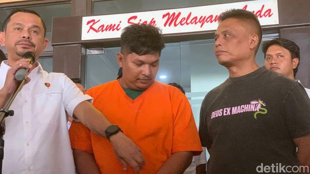 Caleg DPRK Aceh Tamiang, Sofyan, buron kasus narkoba kini berbaju tahanan.