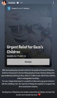 Seleb yang dukung Palestina.