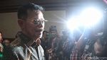 Ekspresi SYL Hadiri Sidang Lanjutan Mendengarkan Keterangan Saksi