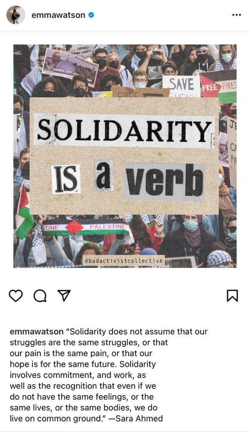 Seleb yang dukung Palestina.