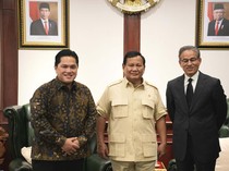 Erick Thohir Antar Bos Burj Khalifa Ketemu Presiden Terpilih Prabowo