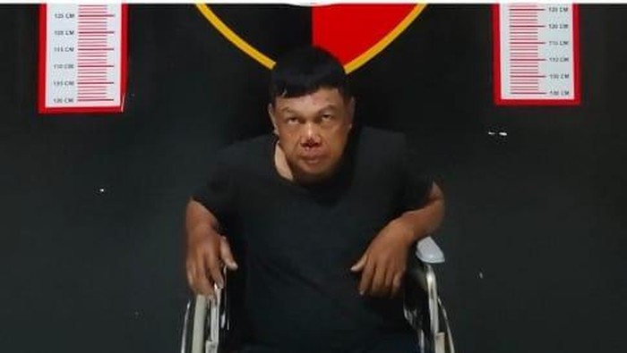 Fendi, pencuri motor di Musi Rawas saat ditangkap polisi.