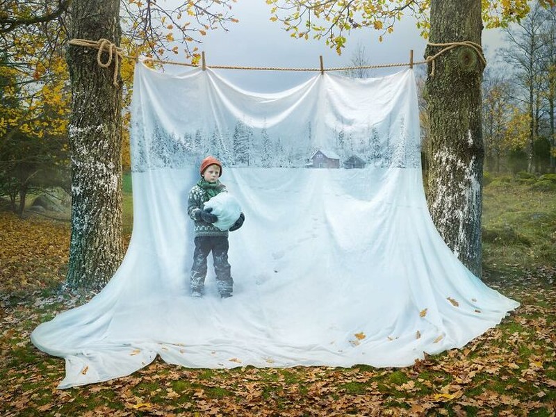 Foto Gabungkan Fanatsi dan Realitas