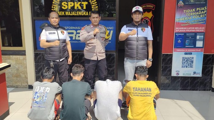 Geng motor pengeroyok warga ditangkap polisi