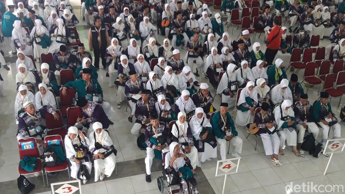 Jemaah calon haji Embarkasi Solo. Foto diunggah Senin (27/5/2024).