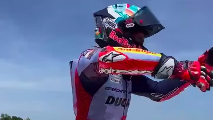 Jogetan Marc Marquez di MotoGP Catalunya