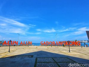 Menanti Peresmian Alun-alun Laut Gadobangkong Sukabumi