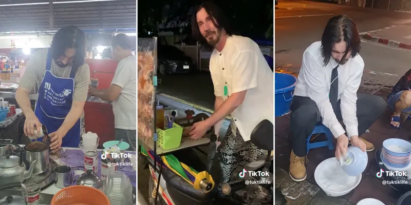 pria di Thailand mirip Keanu Reeves