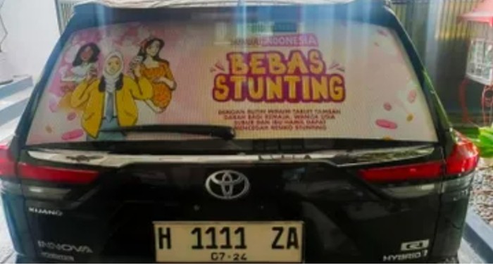 Mobil dinas Wali kota Semarang, Hevearita Gunaryanti Rahayu tampil dengan wajah baru.