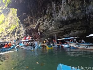 Hujan Abadi di Green Canyon Pangandaran yang Bikin Eksotis