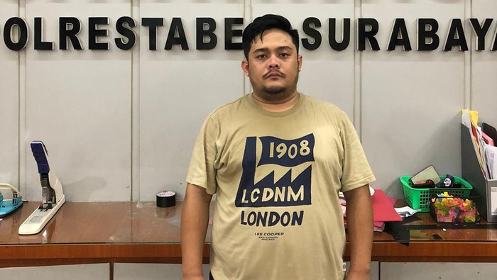 Pelaku penipuan yang mengaku sebagai Kanit Jatanras Polrestabes Surabaya.