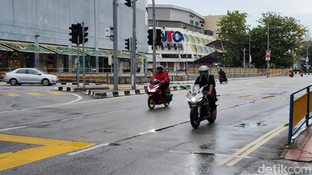 Pemotor di Penang, Malaysia.