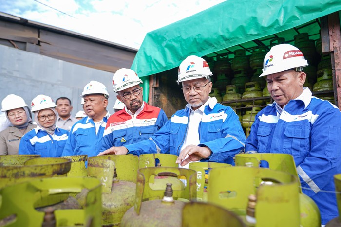 Pertamina dan Zulhas Sidak Gas LPG 3 Kg