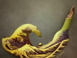 Saat Pisang Disulap Jadi Kanvas Hasilnya Bikin Terkesima