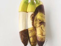 Saat Pisang Disulap Jadi Kanvas Hasilnya Bikin Terkesima