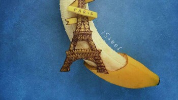 Sketsa Menara Eifel. Foto: Stephan Brusche