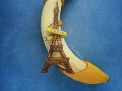 Saat Pisang Disulap Jadi Kanvas Hasilnya Bikin Terkesima