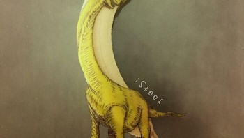 Sketsa Dinosaurus. Foto: Stephan Brusche