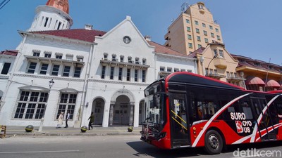 Revitalisasi Kawasan Kota Tua Surabaya Jelang Diresmikan