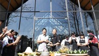 Rio tengah fokus dengan bisnis restorannya bernama Grandis Barn di kota Solo yang cukup terkenal dan Instagrammable. Foto: Instagram @rharyantoracing