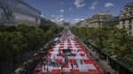 Serunya Piknik Massal di Jalanan Ikonik Paris
