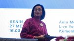 Sri Mulyani Paparkan APBN Surplus Rp 75,7 Triliun