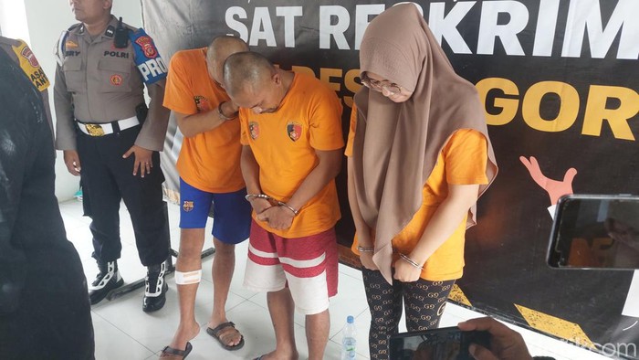 Tampang 3 pelaku pembobolan ATM yang picu kebakaran minimarket Bogor (Sol/detikcom)