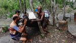 Topan Remal Menerjang Bangladesh, Pohon hingga Tiang Listrik Tumbang