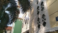 Bagian fasad luar Masjid Agung Kota Tegal.