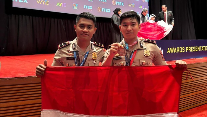 2 polisi Polda Jatim berprestasi