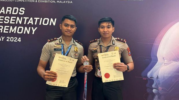 2 polisi Polda Jatim berprestasi