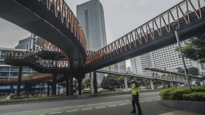 4 Spot Foto Halte TransJakarta Paling Estetik