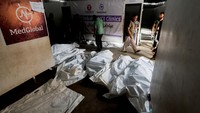 Dilansir PressTV, ActionAid, organisasi kemanusiaan asal Inggris, melaporkan sedikitnya 50 orang dilaporkan tewas akibat serangan terbaru Tel Aviv tersebut. (REUTERS/Mohammed Salem)  