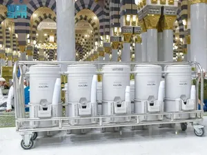 300 Ton Air Zamzam Diangkut dari Makkah ke Masjid Nabawi Tiap Hari