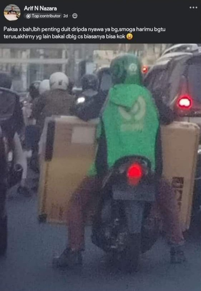 Kata siapa jadi driver ojol itu mudah? Tak selalu mulus, kadang hari-harinya diwarnai dengan berbagai hal random yang bikin geleng kepala. Waduh, waduh.