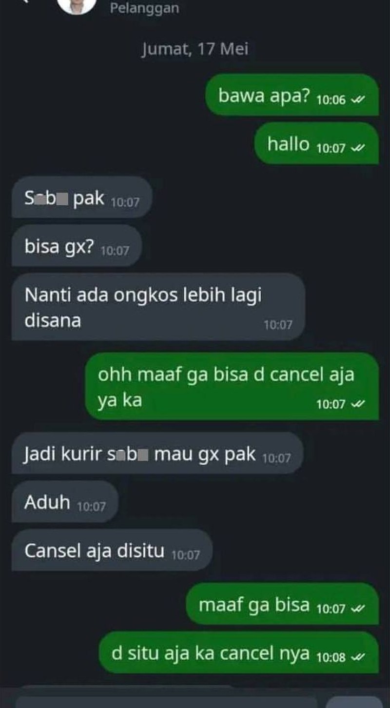 Kata siapa jadi driver ojol itu mudah? Tak selalu mulus, kadang hari-harinya diwarnai dengan berbagai hal random yang bikin geleng kepala. Waduh, waduh.