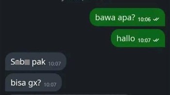 Coba-coba pesan ojol buat antar narkoba. Gampang banget buat dilaporin ke polisi. Foto: X/txtdarionlshop