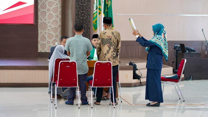 Isbat nikah lansia di Aceh Utara. (Dok. Kemensos)