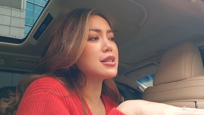 Jessica Iskandar saat ditemui di kawasan Transmedia.