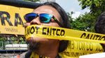Potret Aksi Tolak Revisi RUU Penyiaran di Surabaya