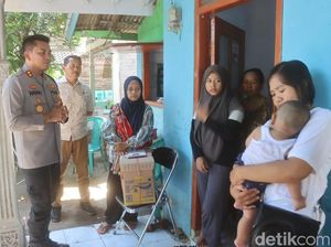 Polisi Dampingi-Trauma Healing Bayi Korban Penganiayaan Ayah di Probolinggo