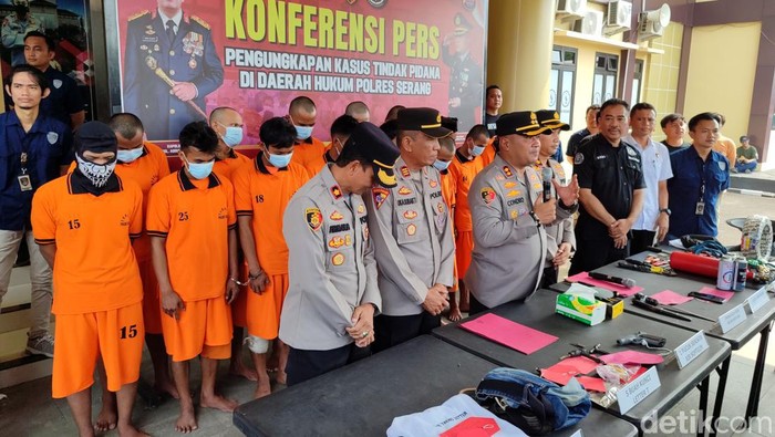 Polres Serang Tangkap 16 Pelaku Curat Curanmor Selama Operasi Sikat Maung