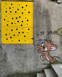 karya seni jalanan by oakoak_street_art