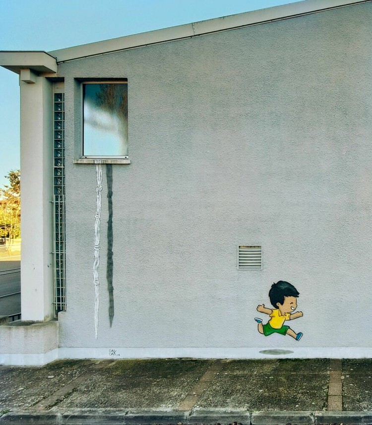 karya seni jalanan by oakoak_street_art