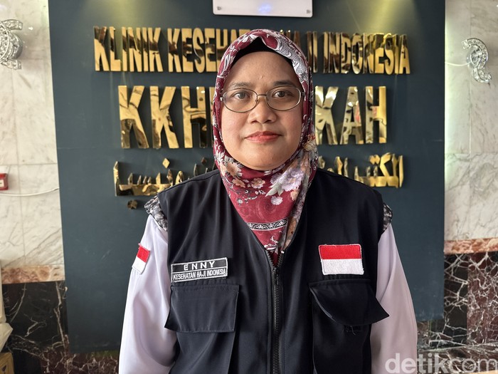Kepala KKHI Makkah dr Enny Nuryanti saat ditemui tim Media Center Haji 2024 di Kantor KKHI Makkah, Selasa (28/5/2024).