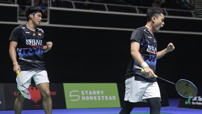 Ganda putra Indonesia Leo Rolly Carnando/Daniel Marthin tersingkir di babak 32 besar Singapore Open 2024.
